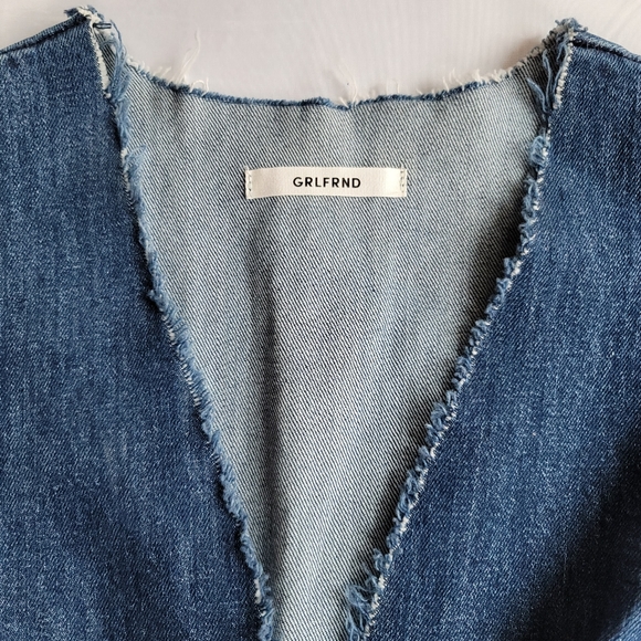NWT GRLFRND "Estelle" Denim Dress - size XS - Picture 2 of 10